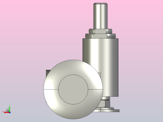 带调整块脚轮CMPAN50-N后视缩略图