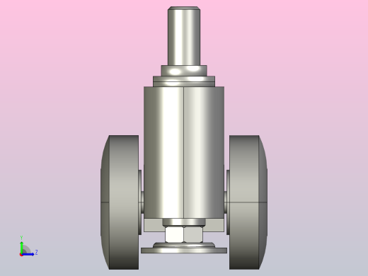 带调整块脚轮CMPAN50-N左视缩略图