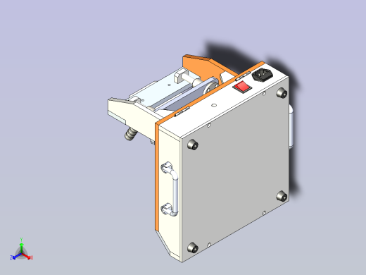 PCB电路板手动测试治具3D图正等轴测缩略图