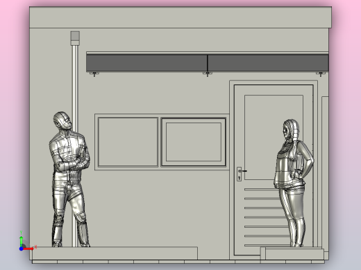 玻璃支架前视缩略图