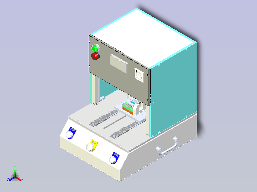 桌面式压力机主视图