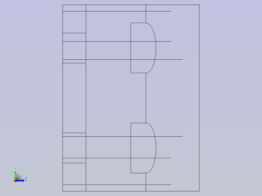 FreeCAD轴承座Model左视缩略图