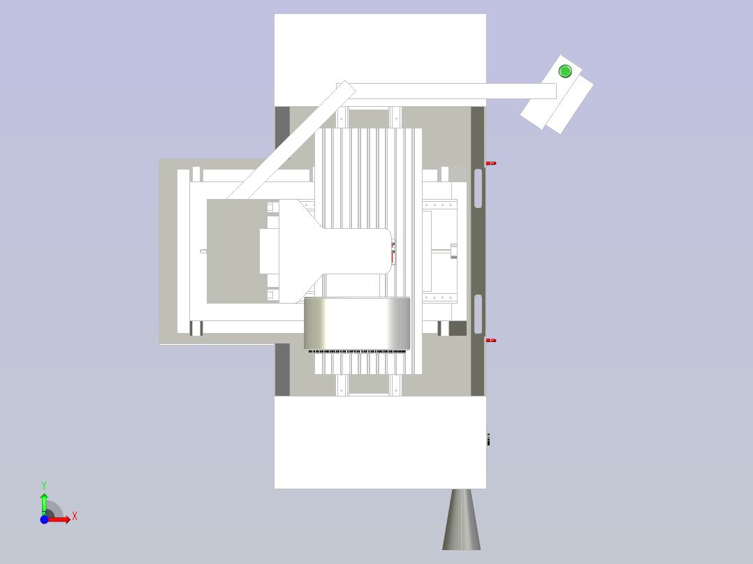 哈斯VF6 VMC机床前视图