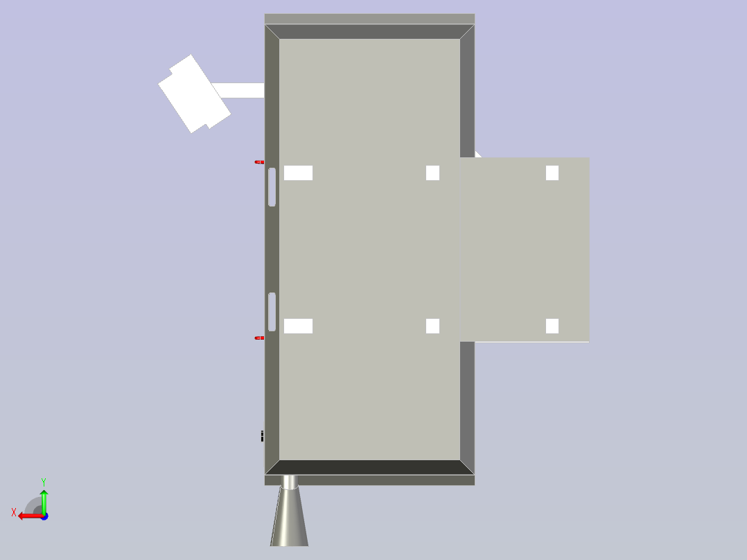 哈斯VF6 VMC机床后视图