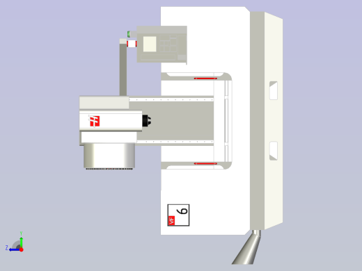 哈斯VF6 VMC机床右视缩略图