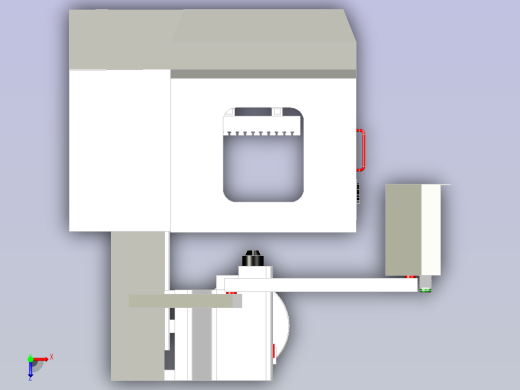 哈斯VF6 VMC机床俯视缩略图