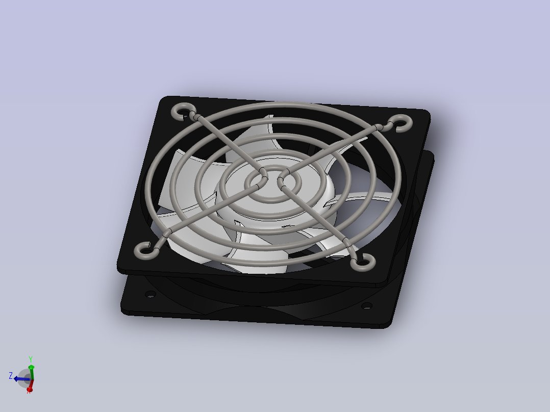 直流风扇组件（配置主视图