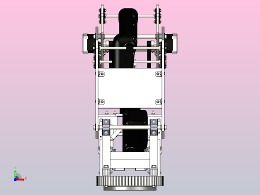 一款多功能工业机械手3D模型前视缩略图