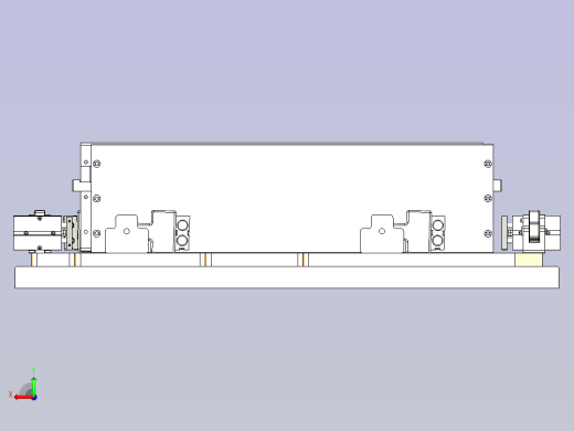 一款铝型材加工工装夹具后视缩略图