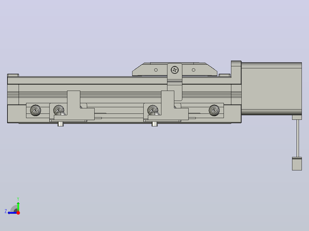 FSL30A 直线模组[FSl30A-E50-02-BC-B28]右视图
