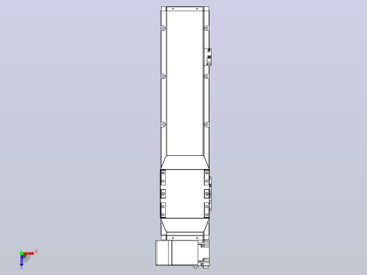 机器人皮带驱动直线轴TPA-GCB-150-P80-L400-LP-M75-N3俯视缩略图