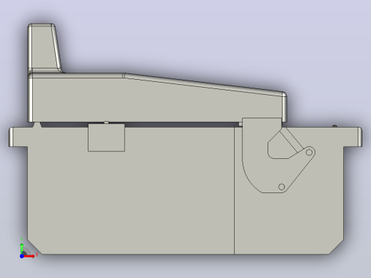 HR6-1000_31 3P熔断器式隔离开关三维模型202011前视缩略图