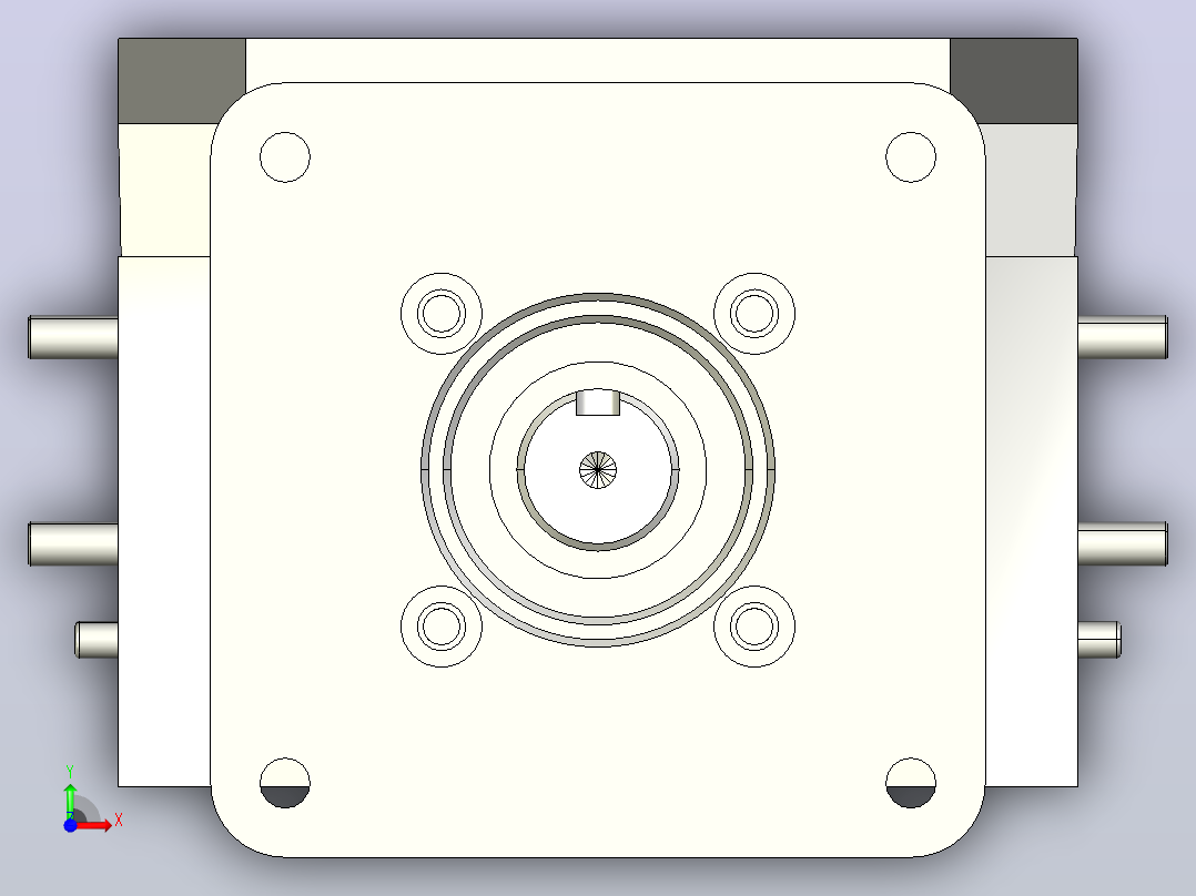 MK1MT-100GF-W400-C1齿形带中间双驱动前视图