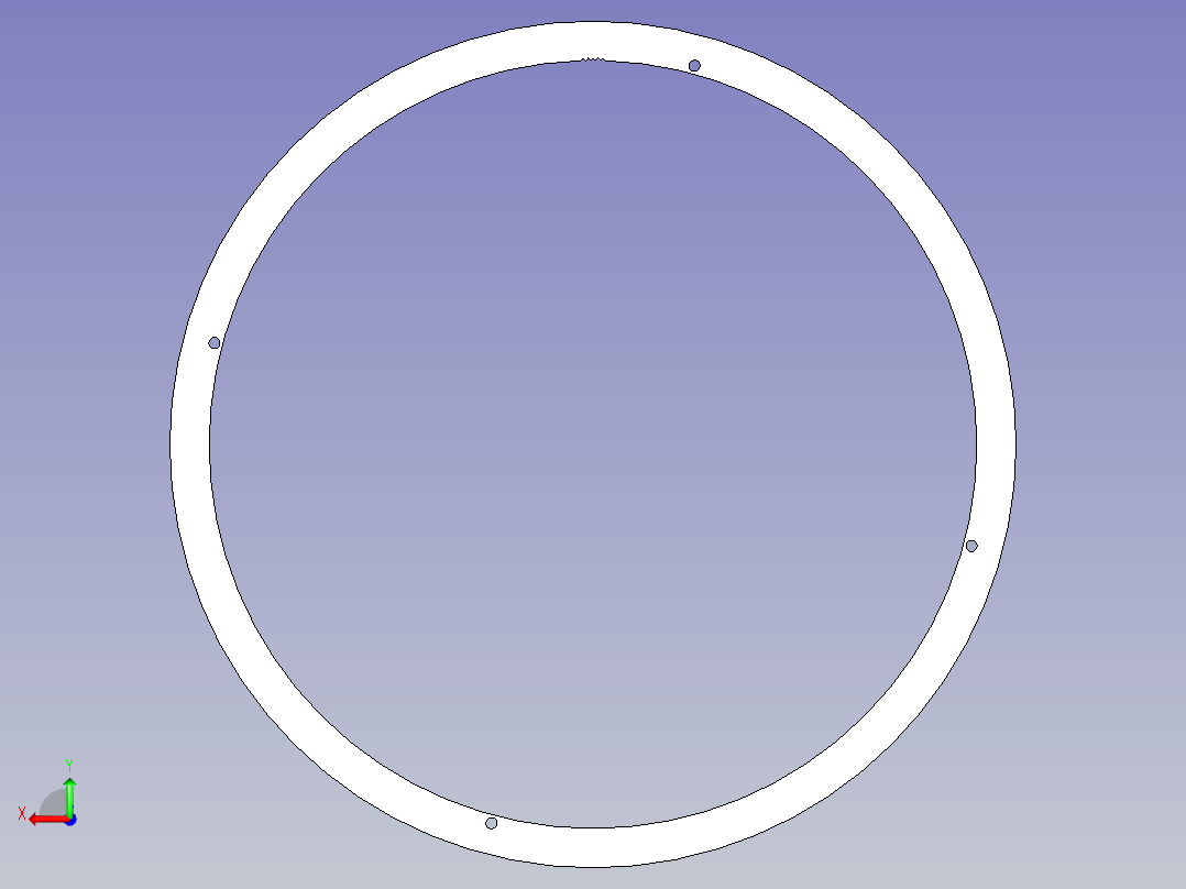 60 LED WS2812B 5050 RGB LED 环形灯后视图