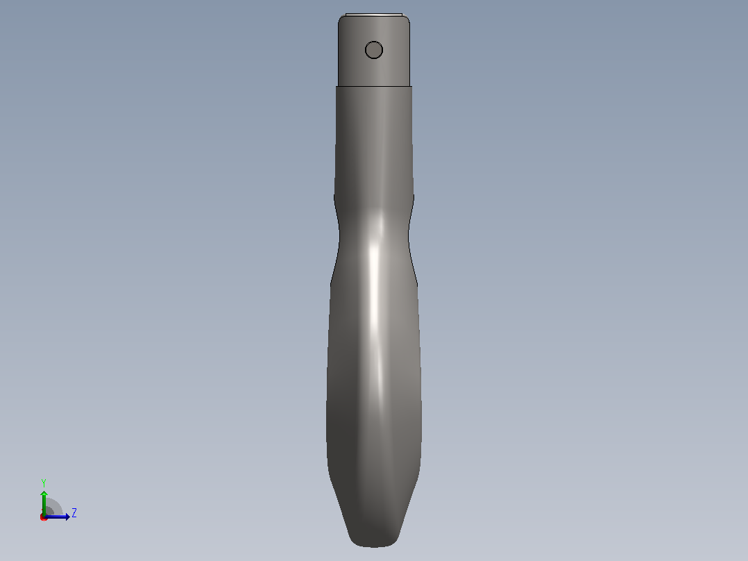 DIN 15401 重型吊钩左视图