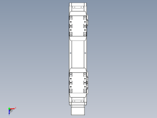 滚珠丝杠线性轴TPA-GCRS-80-1610C-L25-MP-M20-N3俯视缩略图