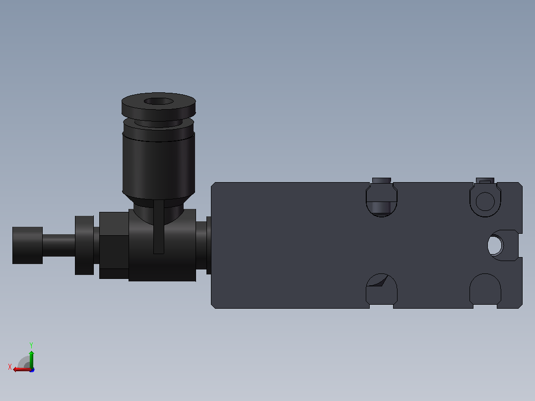 气缸TBDA10x10-ZE135A2(KOGANEI)后视图