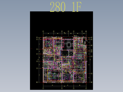 04.8#280户型平面图施工图缩略图