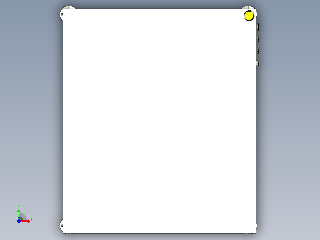 三轴伺服自动分选送料机前视图