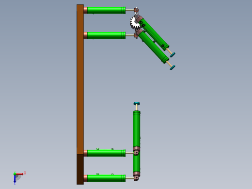 ok 气缸画图 60俯视缩略图