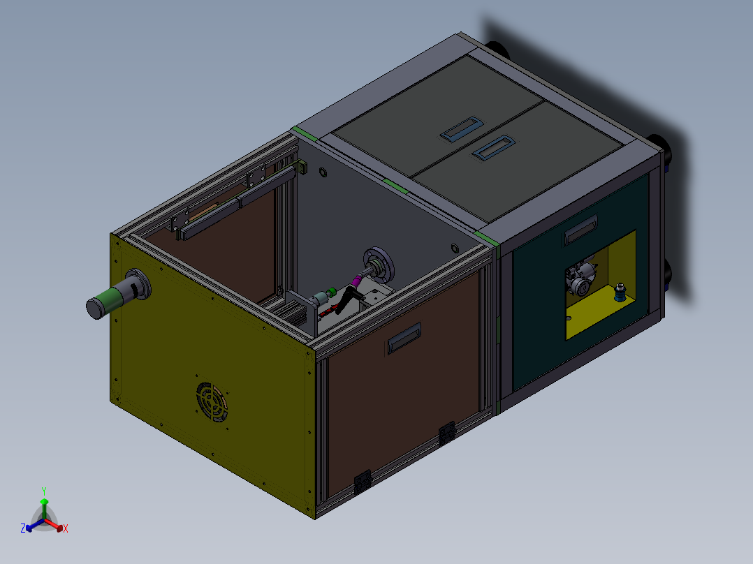 自动氩弧焊机sw18正等轴测图