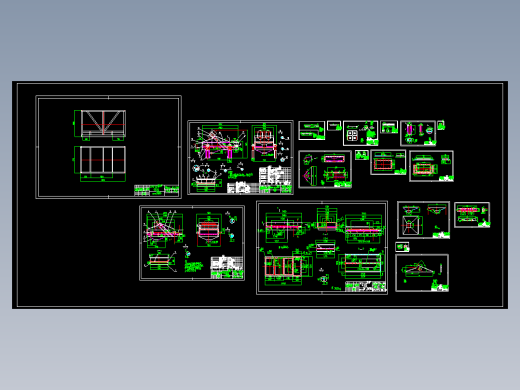 DZSF1224直线振动筛全套CAD图纸 机械设计素材资料