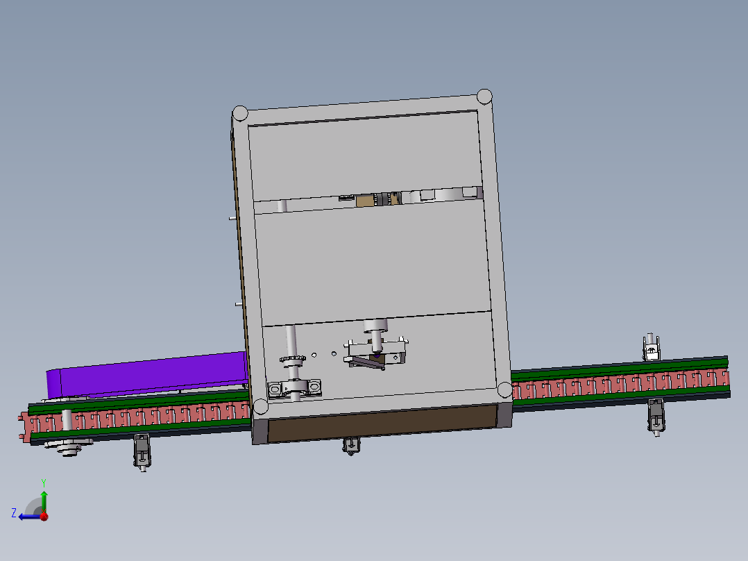 头四工位灌装机右视图