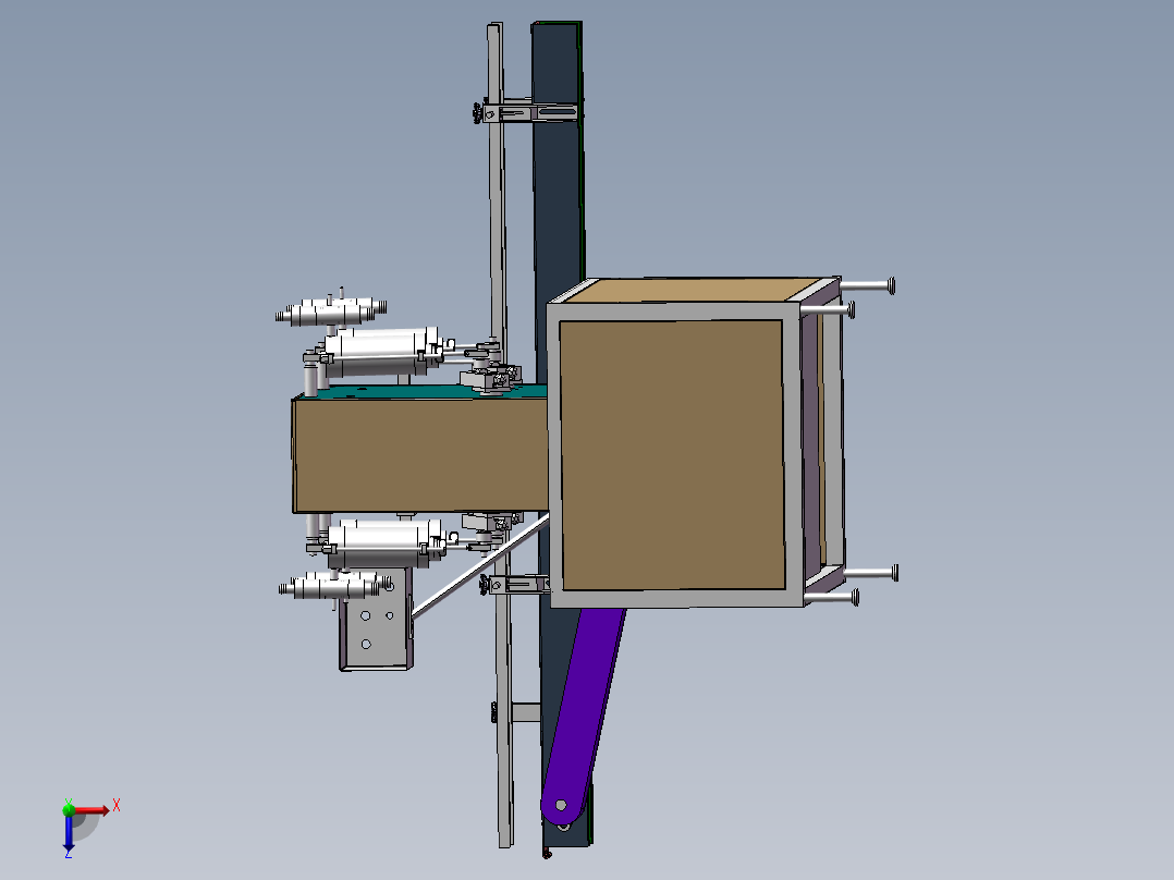 头四工位灌装机俯视图