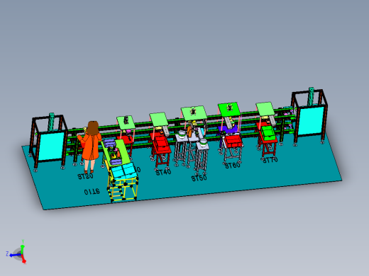 离合器分泵组装线