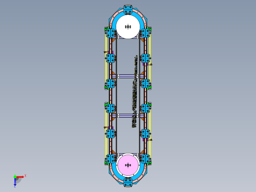 B12_链条式环形输送线俯视缩略图