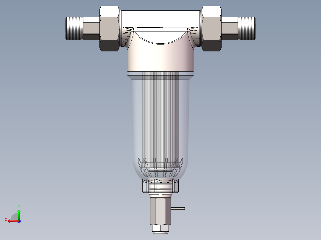 前置过滤器后视图