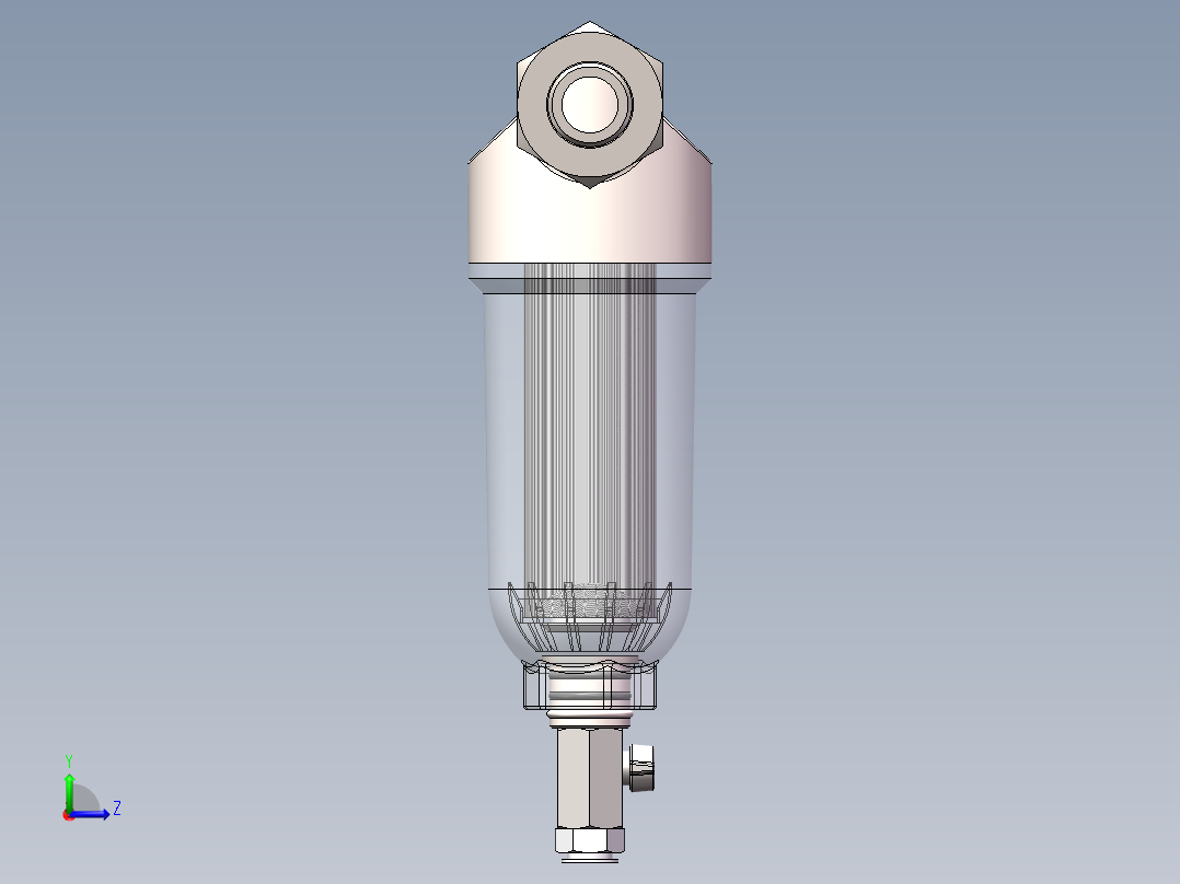 前置过滤器左视图