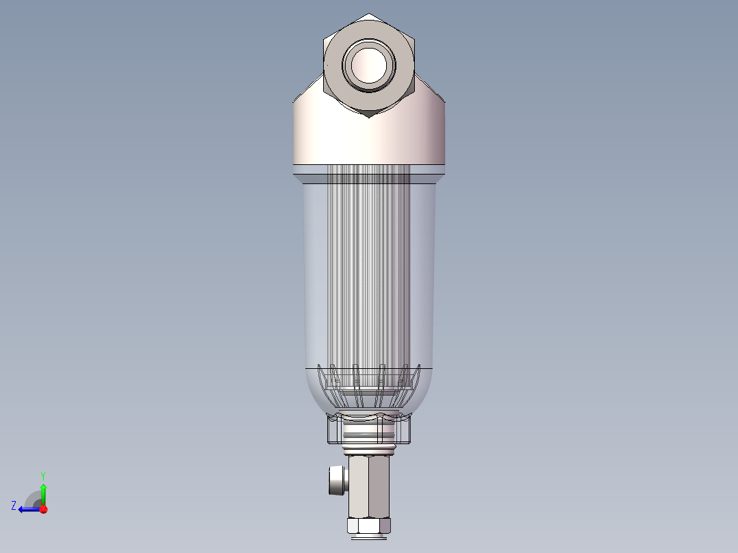 前置过滤器右视图