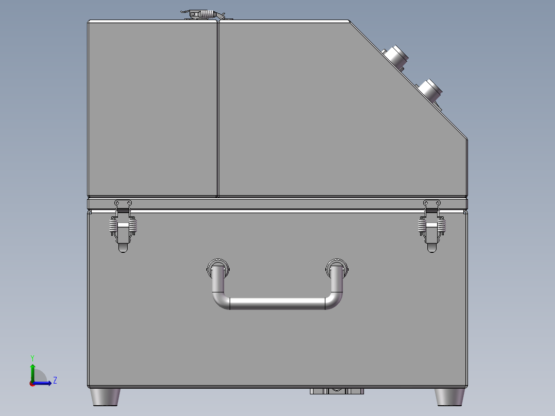 线圈整形机左视图