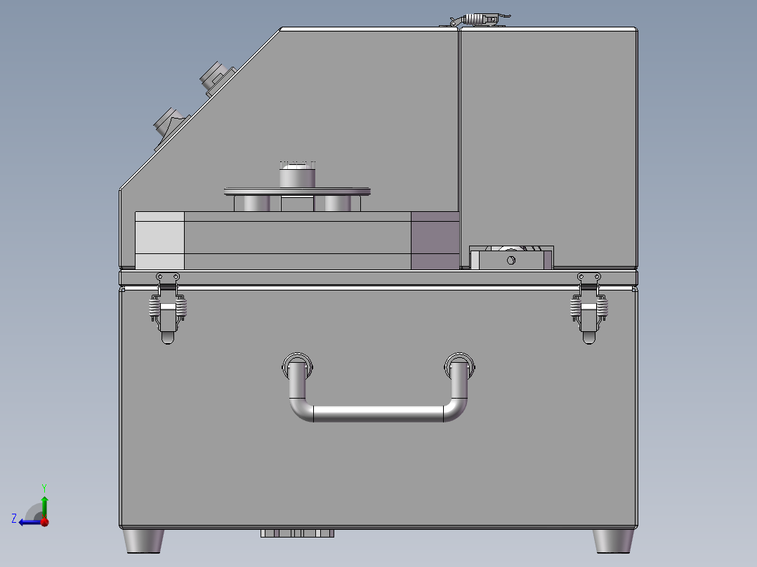 线圈整形机右视图