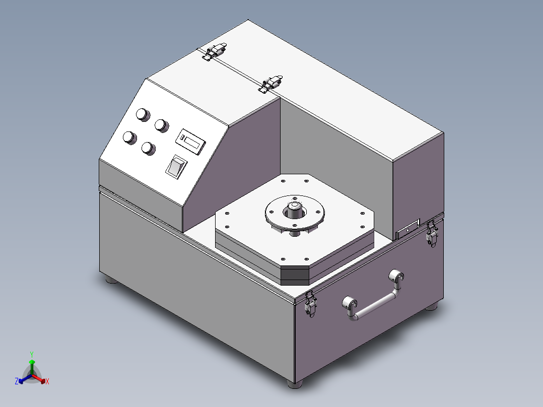 线圈整形机正等轴测图