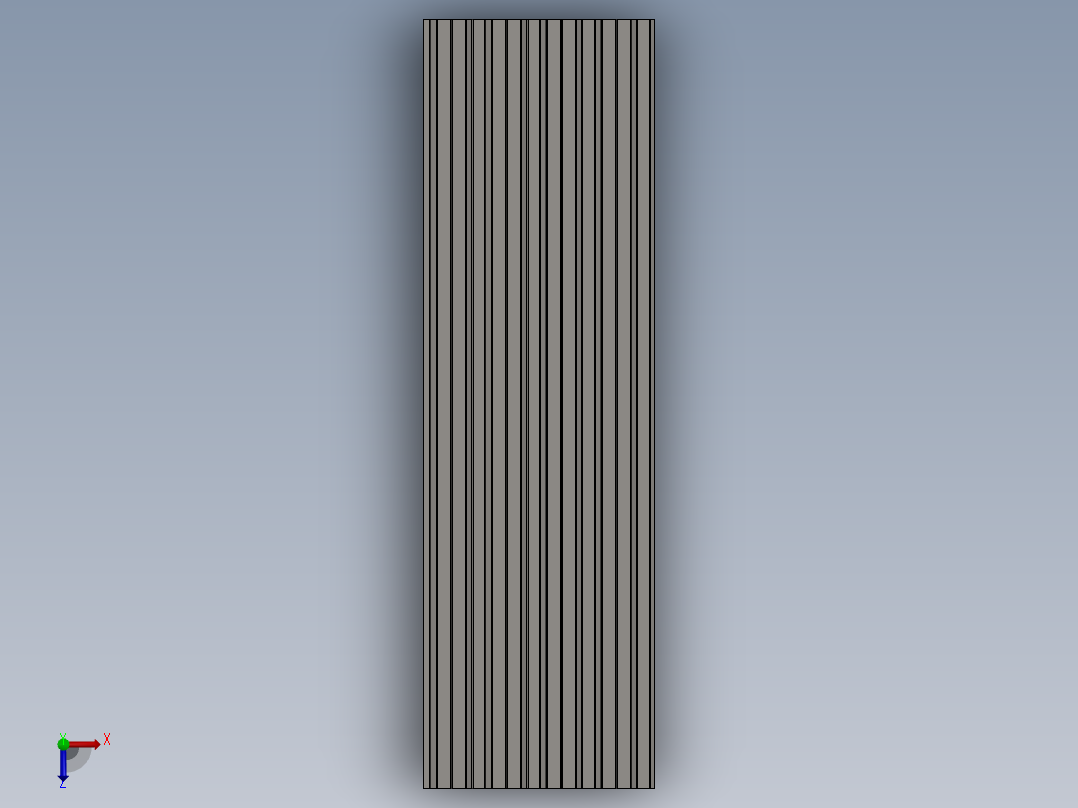 屋顶板LT-50俯视图