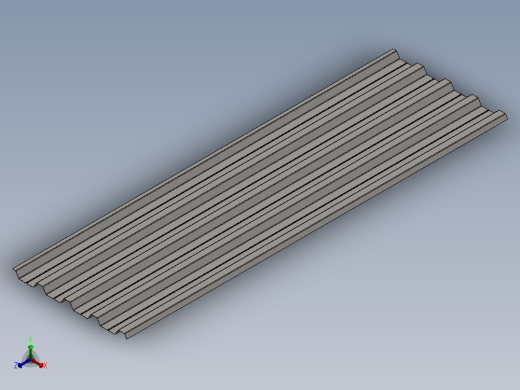 屋顶板LT-50正等轴测缩略图