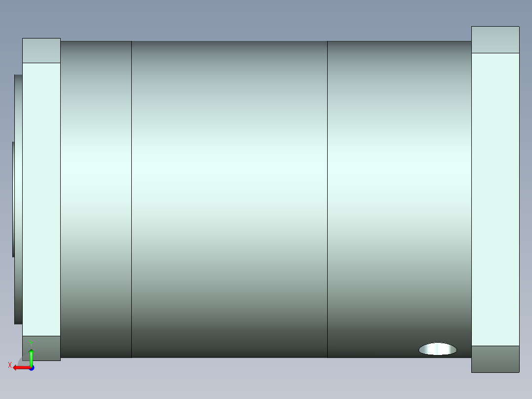 直齿孔PLF160-L2-LC 35-114.3-200-M12.stp后视图