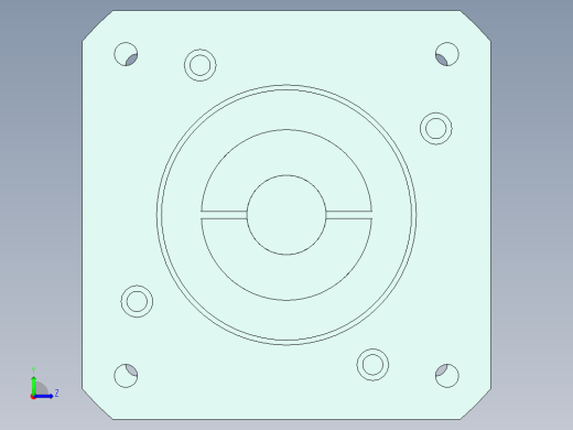 直齿孔PLF160-L2-LC 35-114.3-200-M12.stp左视缩略图
