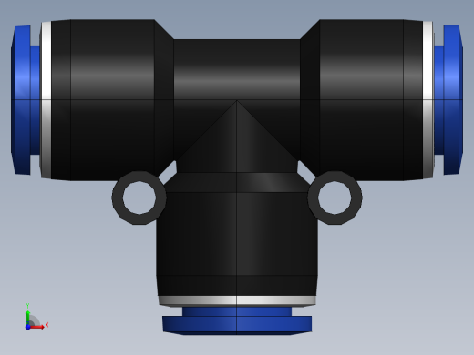 气嘴-Ø12 UNIÃO T (C00601200)前视缩略图