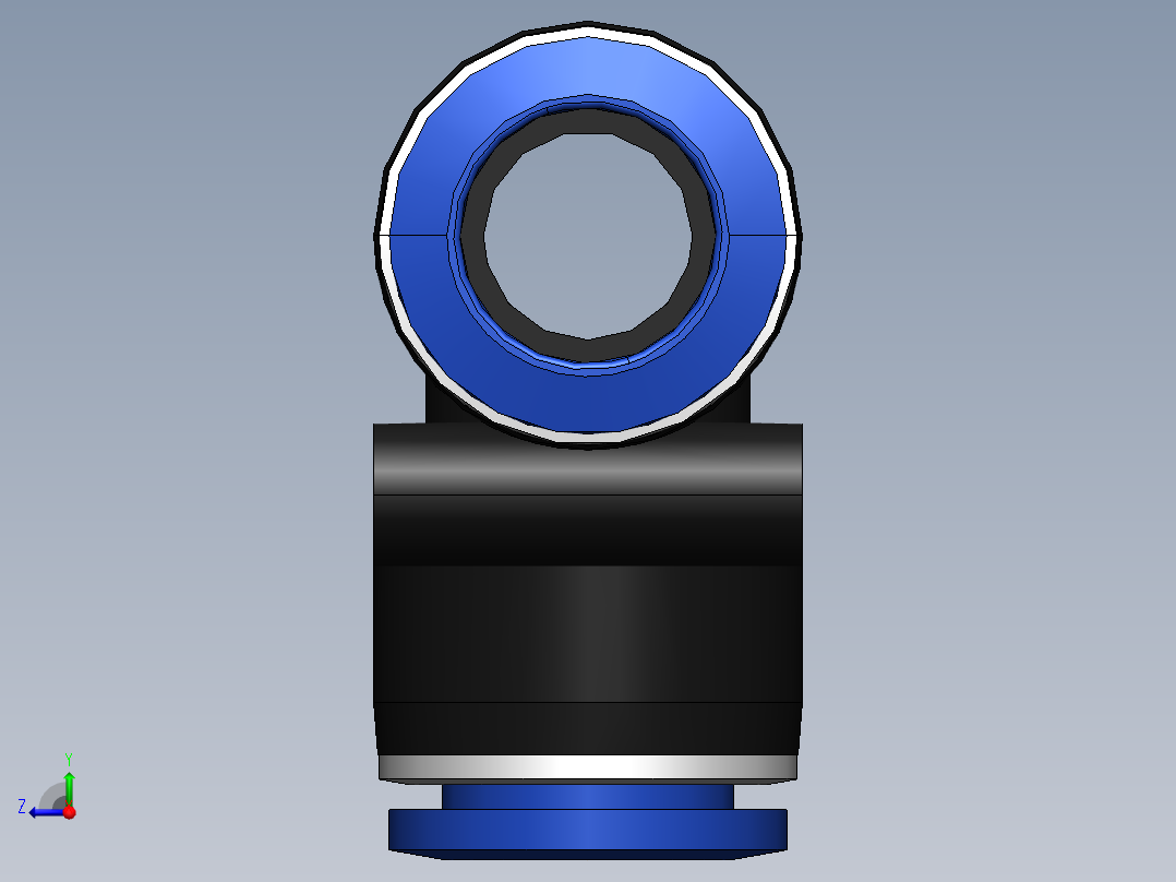 气嘴-Ø12 UNIÃO T (C00601200)右视图