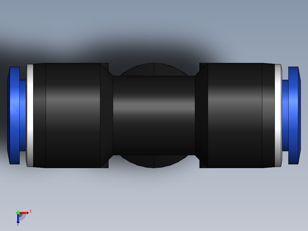 气嘴-Ø12 UNIÃO T (C00601200)俯视图
