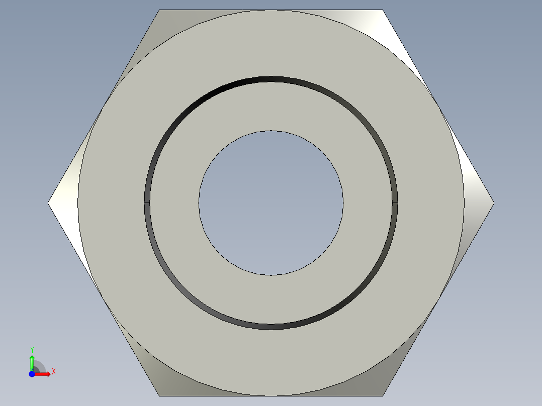 卡套式工业通用硬管接头6_gbu-s前视图