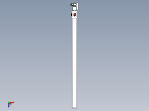 同步带全封闭直线模组TPA-HCB-110D-90-L1850-ML-Y-P40-N3俯视缩略图