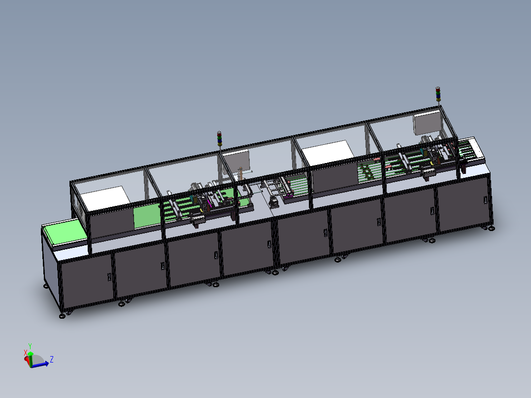 点胶UV固化机总装配
