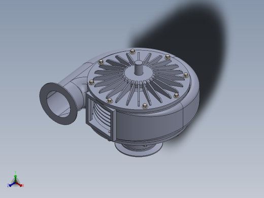 涡轮泵正等轴测缩略图