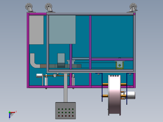 Q427-纸币分类整理装置（整理机构）的设计【三维SolidWorks】俯视缩略图