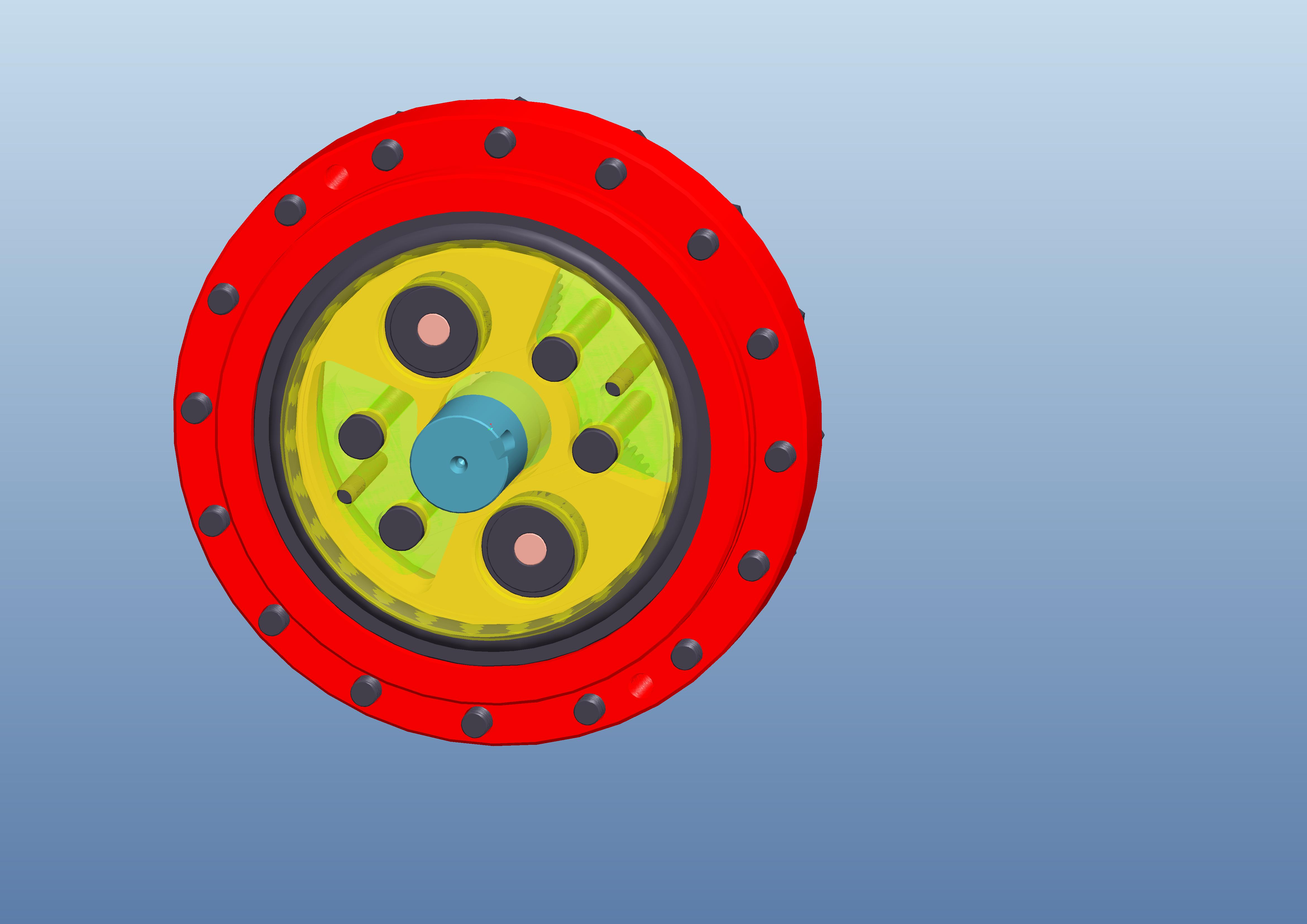 两个行星轮rv减速器设计及仿真【全套含有cad图纸三维建模】