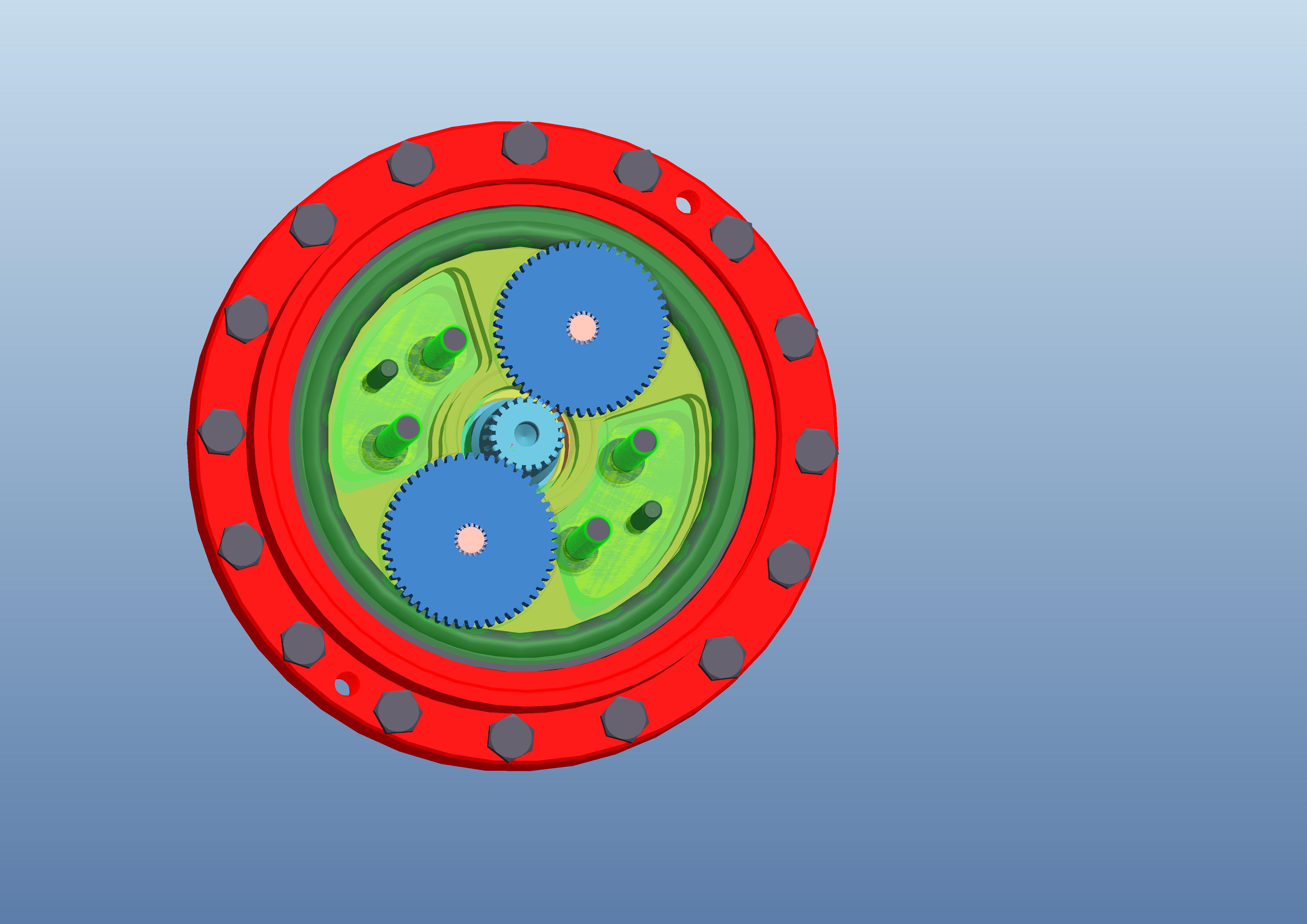两个行星轮rv减速器设计及仿真【全套含有cad图纸三维建模】